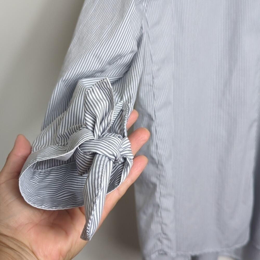 Prairie Button Down Split Double Collar Cotton St… - image 4